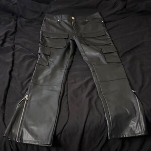 Faux Leather Pants for men